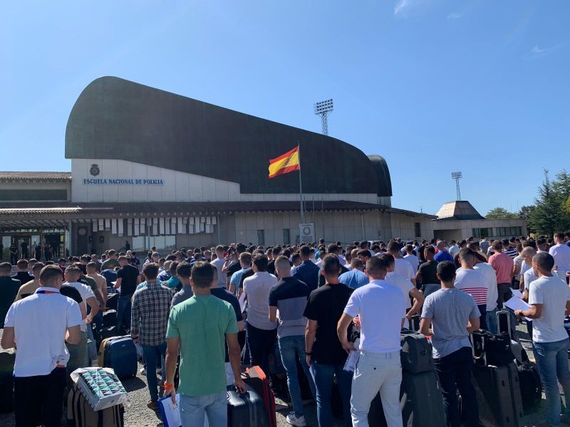 Cerca de una veintena de aspirantes a nuevos policías son de Zamora de los 2.900 que han entrado en la academia de Ávila