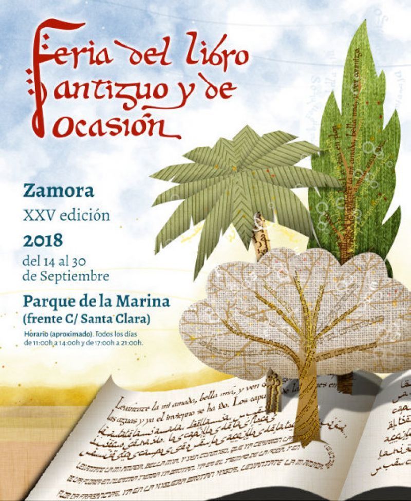 Mañana se inaugura la 25ª Edición de la Feria del Libro Antiguo y de Ocasión de Zamora en la Plaza de la Marina