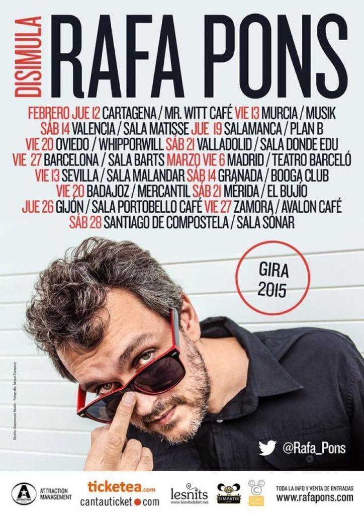 Rafa Pons vuelve a Zamora con nuevo disco