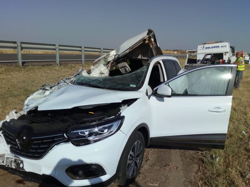Dos heridos en un accidente en la A6 con corte parcial de la vía dirección Coruña