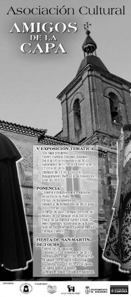 Cartel de las actividades que tendrán lugar este fin de semana.
