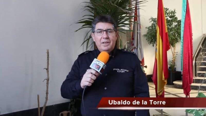 El Comisario Jefe de la Policía Nacional de Zamora Ubaldo de la Torre, felicita las fiestas a todos los zamoranos