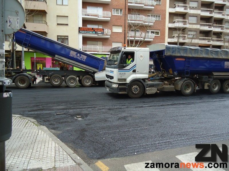 Obras en Tres Cruces.