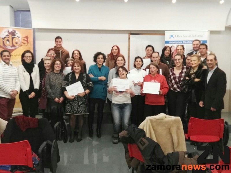 El programa Incorpora de la Obra Social "la Caixa" junto con ADES consiguen que 23 personas consigan trabajo en Zamora