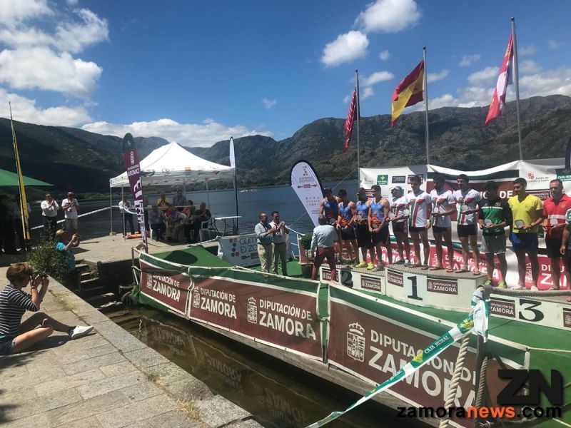 La 56 Regata Internacional de Sanabria 2018 en k4 la gana la selección española