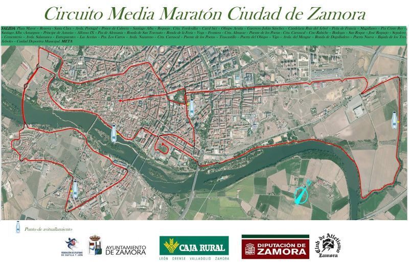 Las pruebas deportivas del fin de semana condicionarán el tráfico en la ciudad de Zamora , conoce cuales serán las vías de tránsito afectadas