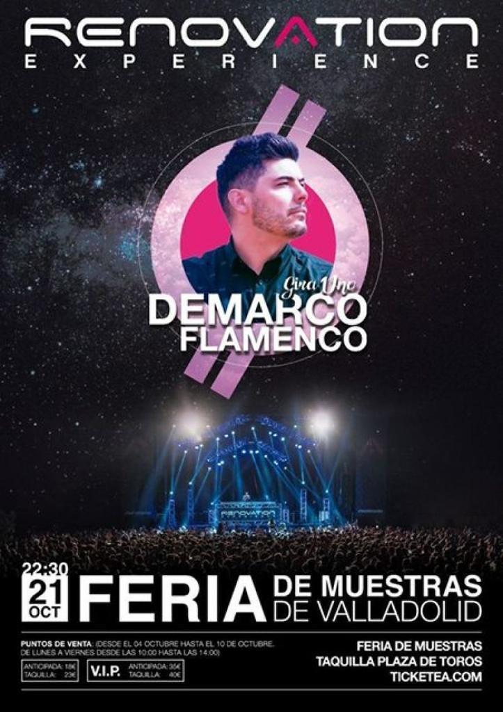 La Renovation Experience se exporta, Valladolid la acoge el 21 de octubre, #RenovationExperience junto Demarco Flamenco será el espectáculo del día