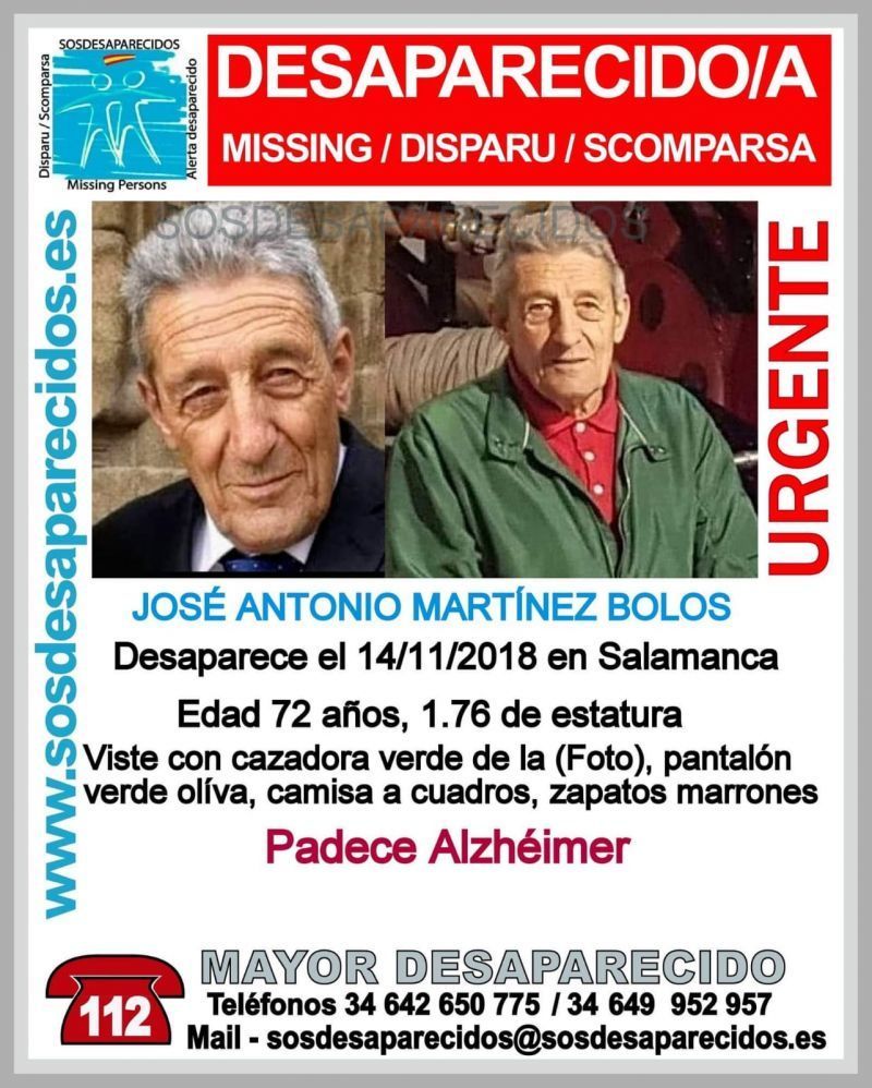 SUCESOS: Se busca a José Antonio Martínez Bolos