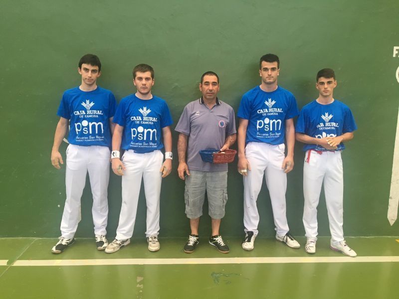 El frontón San Atilano de Zamora acoge dos nuevos campeonatos de pelota este fin de semana