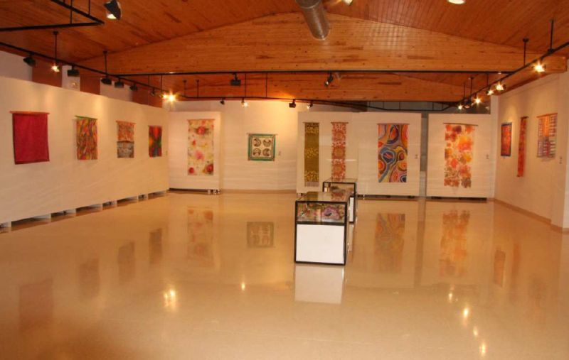 Exposición "Colores del Mediterráneo" Pintura en seda de Carmen Ramón Mesado, en la Alhóndiga del 16 al 26 de septiembre