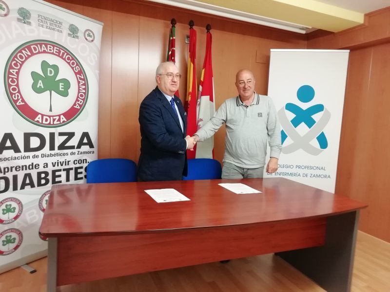 El Colegio de Enfermería colaborará con ADIZA para mejorar la vida de los diabéticos