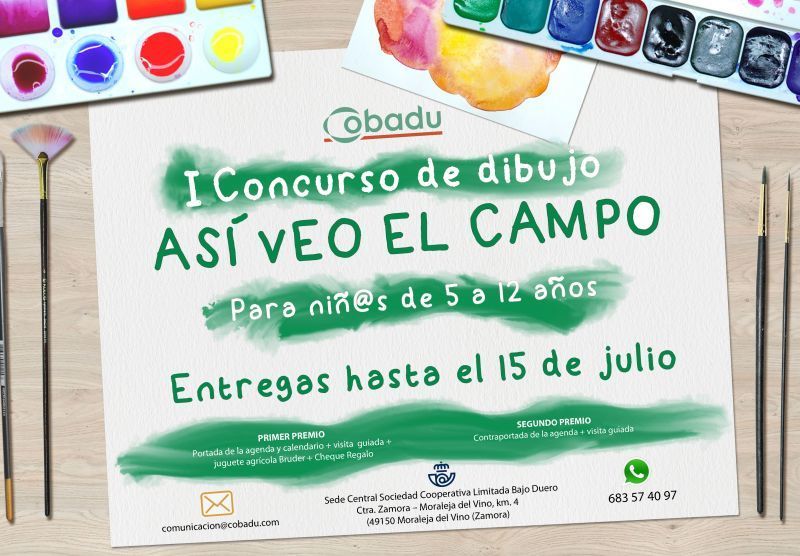 Cobadu organiza el concurso "Así veo el campo" para los niños zamoranos