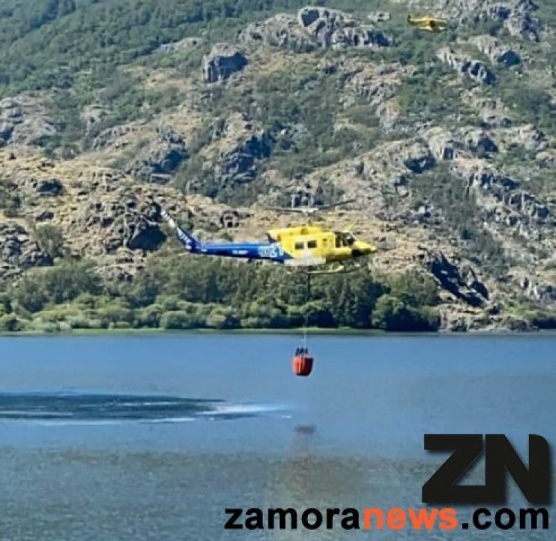 Controlado el fuego de Villaralbo declarado junto a la base contra incendios