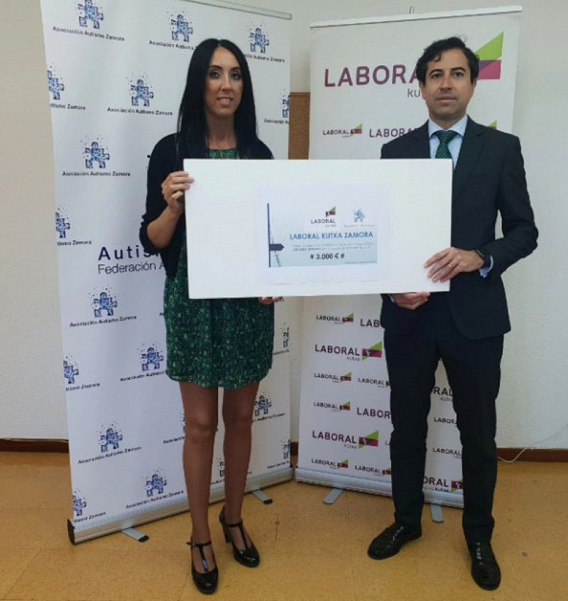 Generosa donación para Autismo Zamora