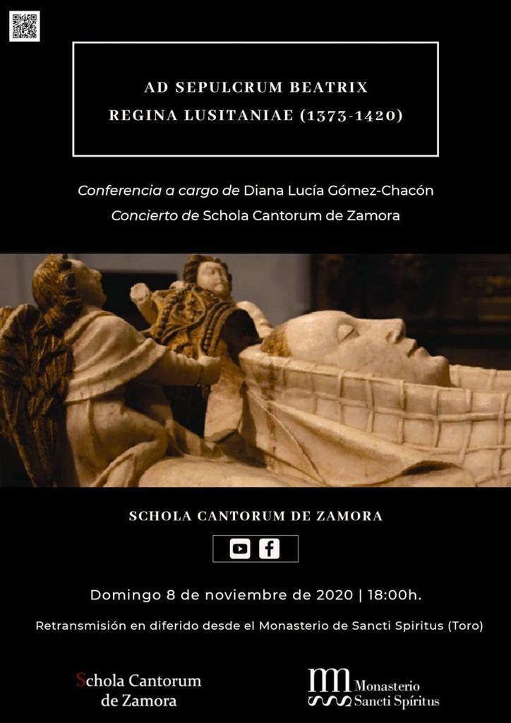 Schola Cantorum de Zamora actúa el domingo en el Monasterio de Sancti Spiritus de Toro en homenaje a la reina Beatriz de Portugal
