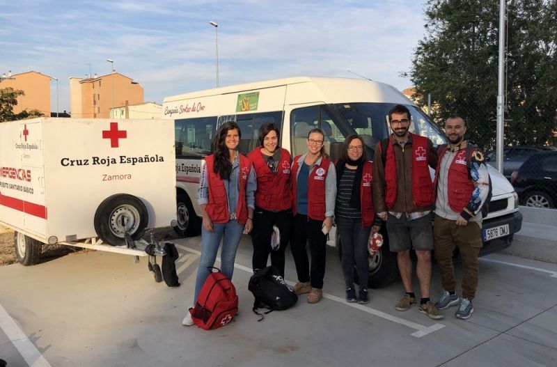 Cruz Roja Zamora inicia su campaña de captación de socios, 6 jóvenes acreditados les pedirán en la calle su colaboración