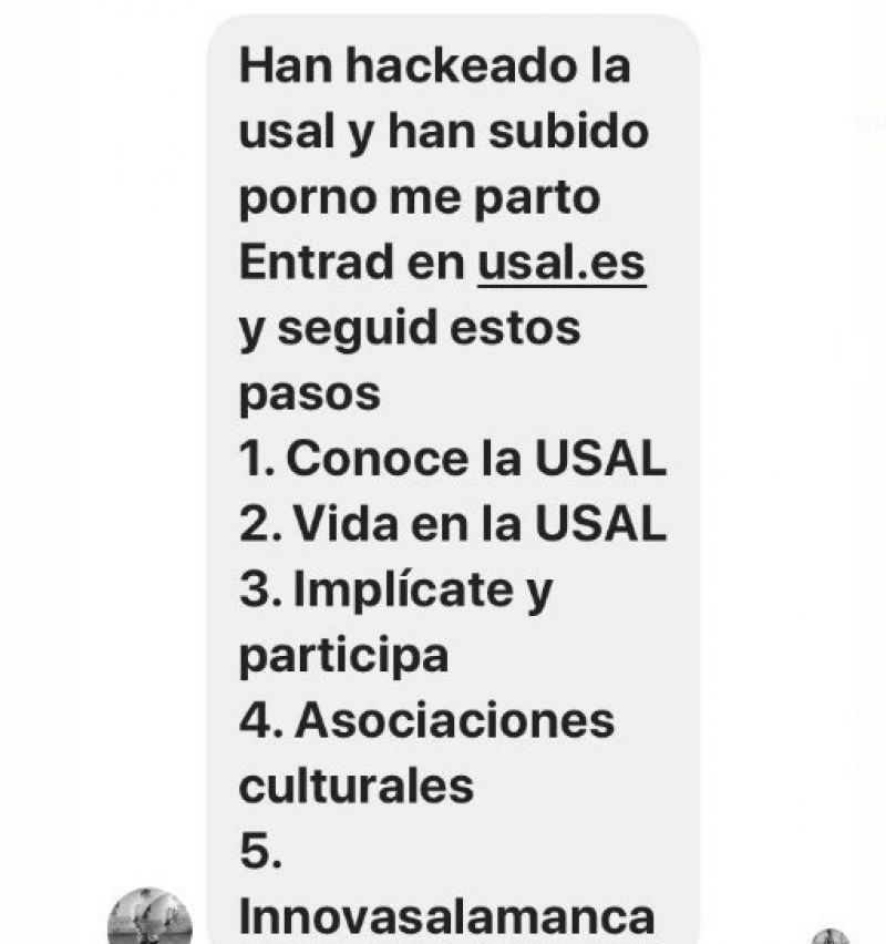Hackean la web de una de las asociaciones de investigación de la USAL