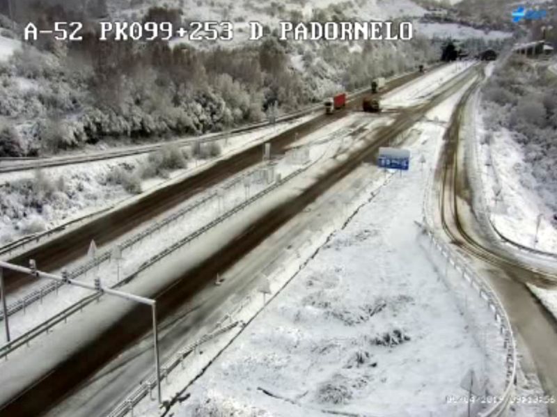 Nieva en Zamora sobre todo en la zona norte donde más de 25 puntos de la red de carreteras afectados por el temporal de nieve y viento, precaución conductores