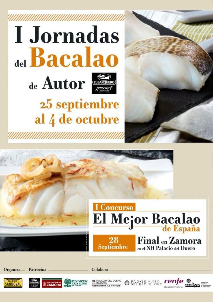 La presentación del I concurso "El Mejor Bacalao de España" y de las I Jornadas del Bacalao de Autor tendrá lugar este lunes, 14 de septiembre