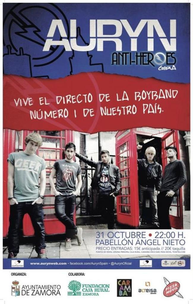 Auryn actua en Zamora