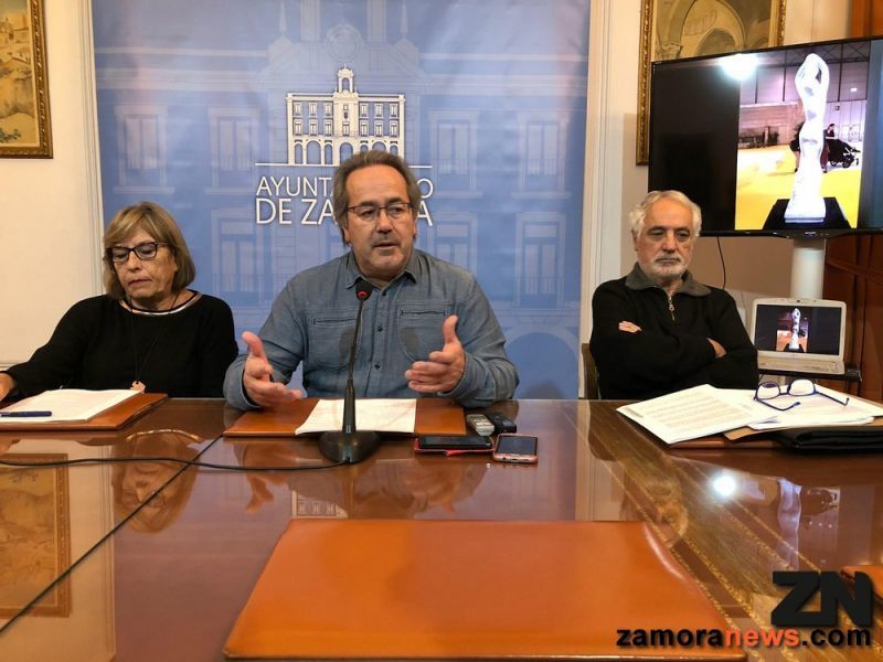 Una escultura de Lobo viene a Zamora adquirida gracias al mecenzago cultural del Ayuntamiento de Zamora y de siete empresas zamoranas