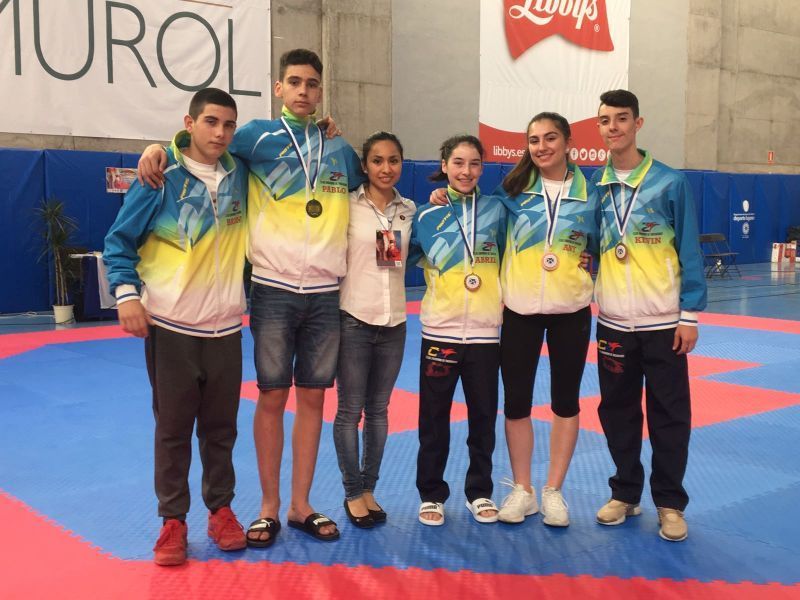 El Club Zamorano de Taekwondo Ternera de Aliste, participó con 5 de sus deportistas en el III Open Nacional de Taekwondo Isla de Tenerife