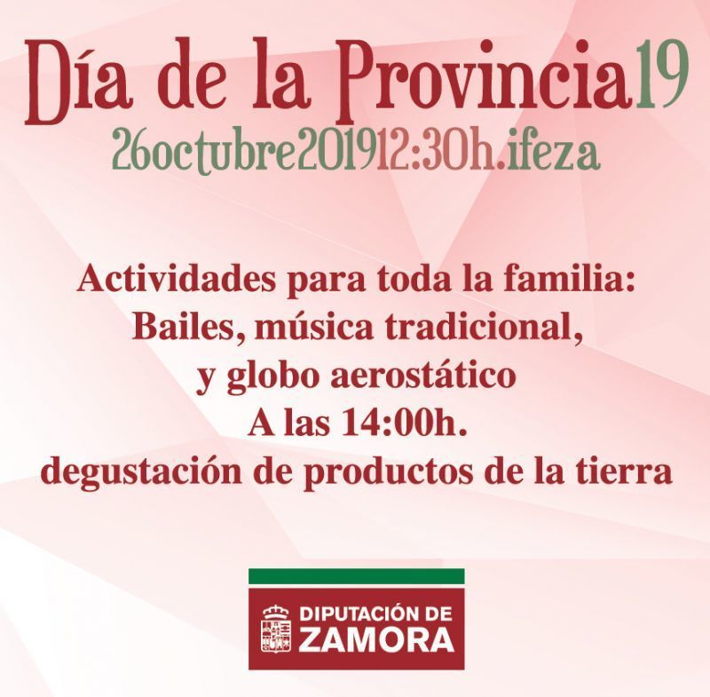 La Diputación programa actividades y actuaciones para todos los públicos de 12,30 a 21,30 horas, el sábado en IFEZA, con motivo de El Día de la Provincia