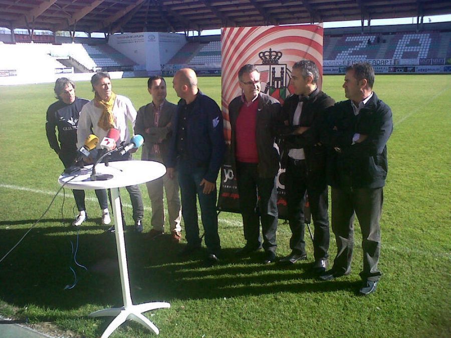 la directiva del Zamora junto con el nexo de unión con la dirección deportiva.