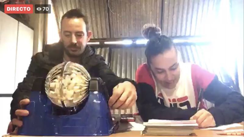 La Asociación Juvenil El Duende de La Tinaja "machaca el aburrimiento" con un bingo virtual