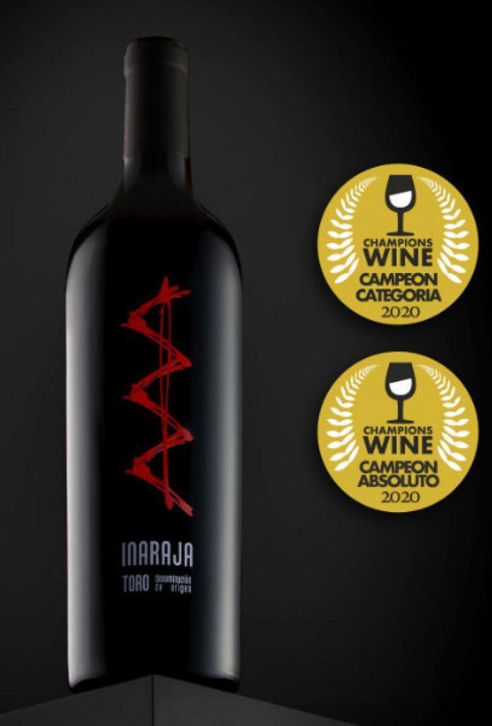 El Inaraja 2014 de Bodegas Monte la Reina, en Toro ( Zamora) mejor vino de España en la Champions WINE 2020