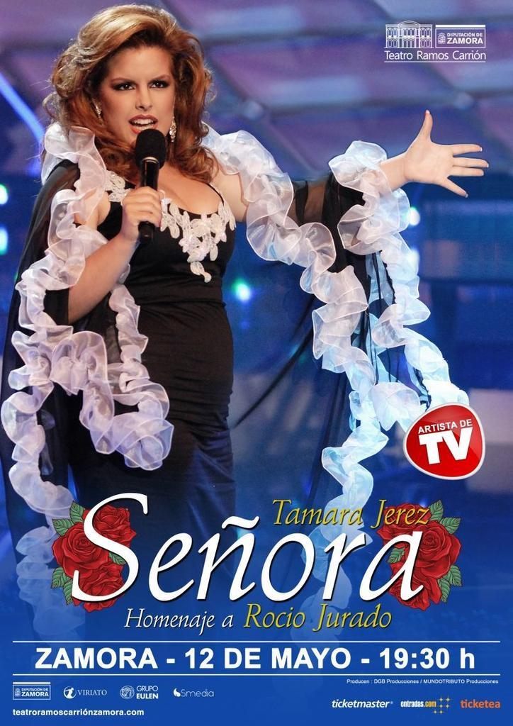 El Teatro Ramos Carrión rinde homenaje a Rocío Jurado con la voz de ‘Tamara Jerez’