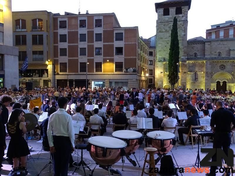 La Banda de Zamora ofrece un concierto-ensayo en la Plaza de la Constitución este sábado