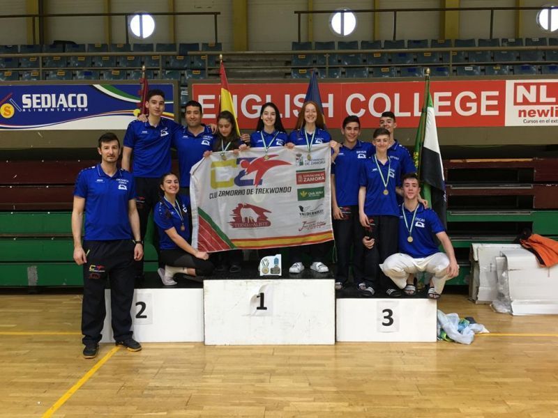 Los taekwondistas zamoranos consiguen 4 oros, 4 platas y 2 bronces en el VI Open Internacional Ciudad de Plasencia