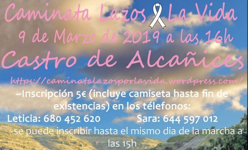 La localidad de Casto de Alcañices camina contra y por el Cáncer este sábado