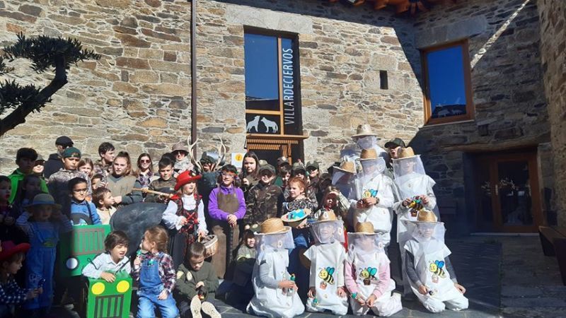 Los niños y niñas del CRA de Ferreras de Abajo se empapan de conocimientos sobre la Sierra de la Culebra el turismo y el medio natural