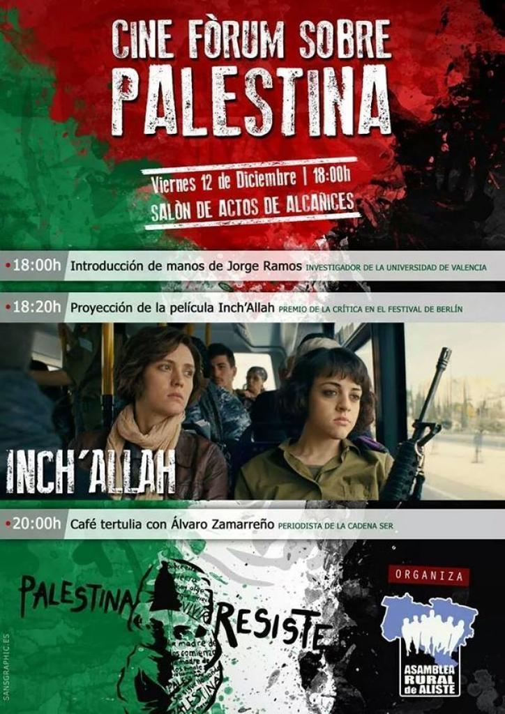 La Asamblea Rural de Aliste organiza una jornada sobre Palestina