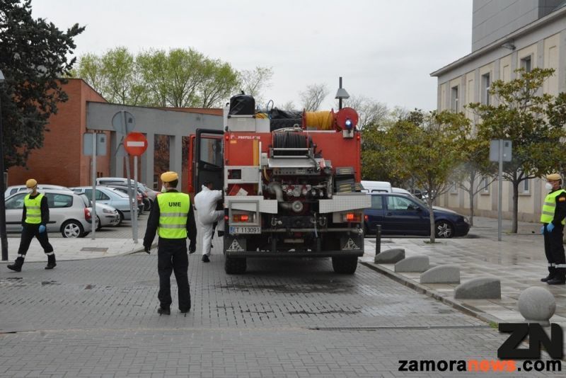 La UME desinfectará las residencias de la tercera edad de Zamora