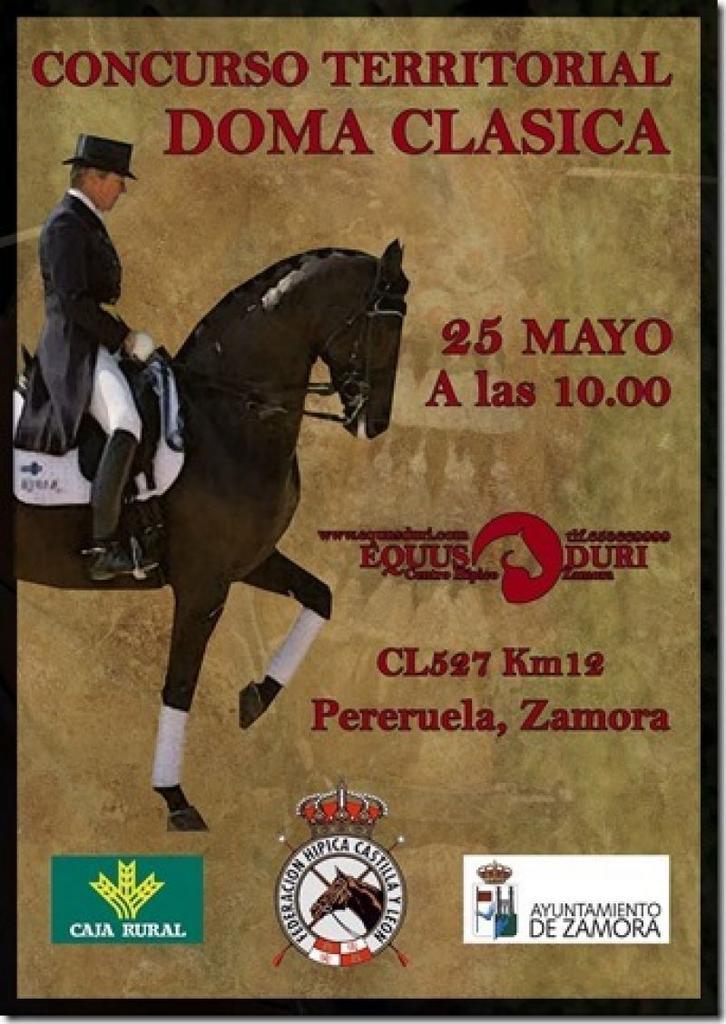 Concurso de Doma Clásica en el Centro Hípico Equus Duri Zamora