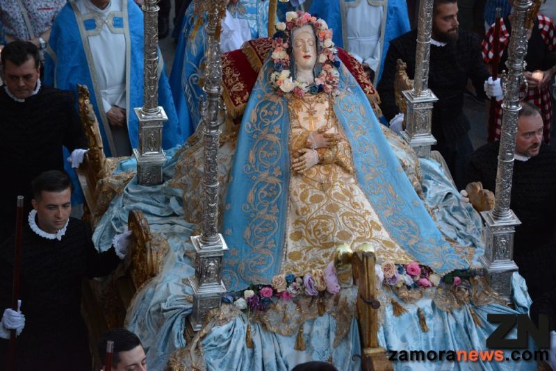 Zamora en plena calle para celebrar y acompañar a la Virgen del Tránsito en la celebración de su 400 aniversario