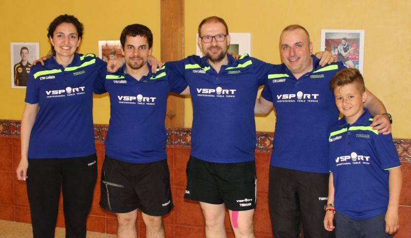 El equipo de Cañizo de tenis de mesa cierra la mejor temporada de su historia consiguiendo ser campeón de Liga