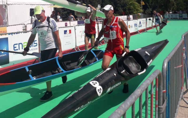Pepe Herrador segundo español clasificado en el Europeo de Maratón Máster K1, hoy en K2 vuelve con Paco Vázquez a por las medallas