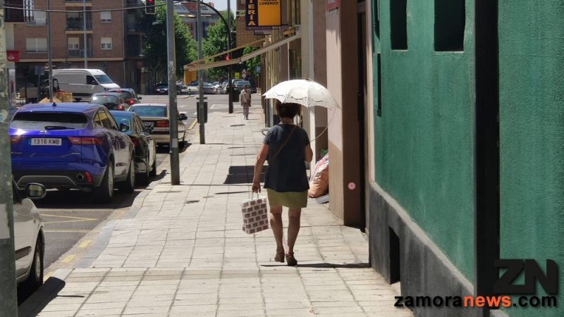 Al sol mejor con parasol en Zamora y en "Sebastopol"