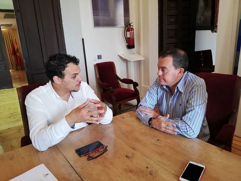 Primera reunión entre el presidente de la Diputación y el alcalde de Toro, Tomás del Bien