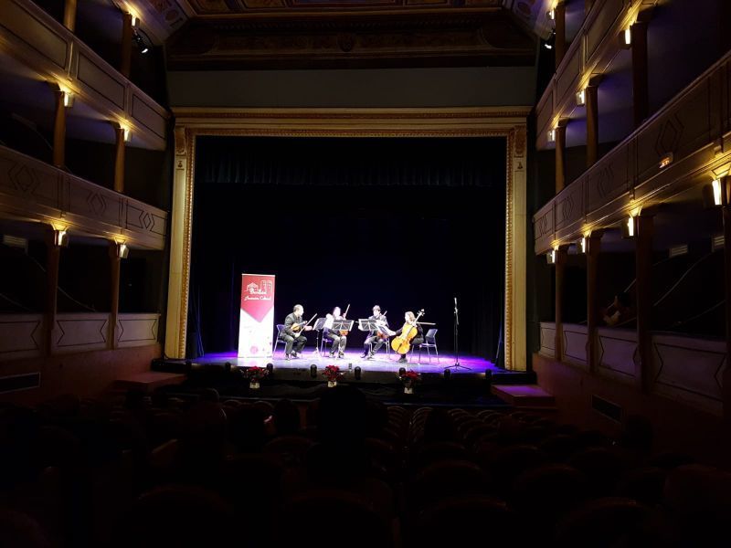 El Cuarteto Berdión ha ofrecido un concierto navideño en el Teatro Latorre de Toro