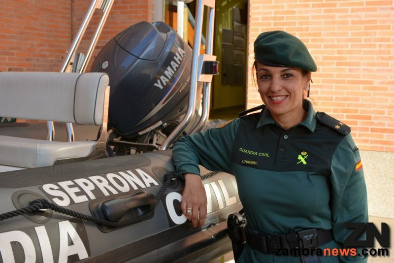 La Teniente, Maria Isabel GarcÃa única oficial de la Guardia Civil en Zamora, cumple sus bodas de plata como responsable del Seprona y de la OPC