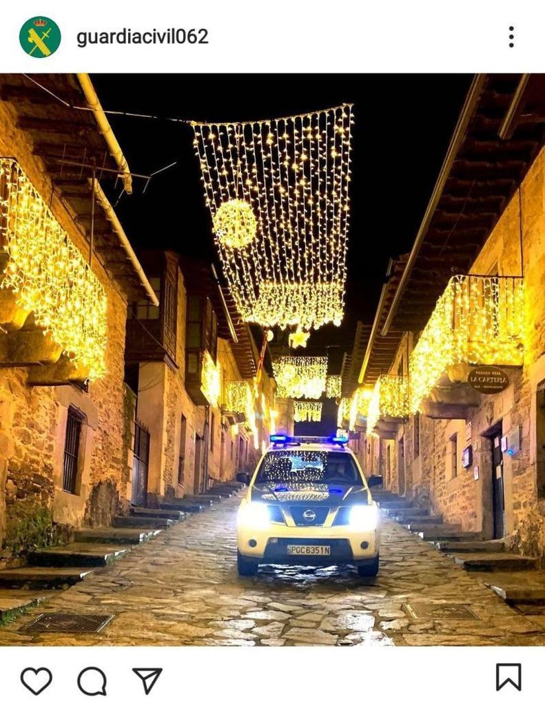 Puebla de Sanabria protagonista en el perfil de Instagram de la Guardia Civil