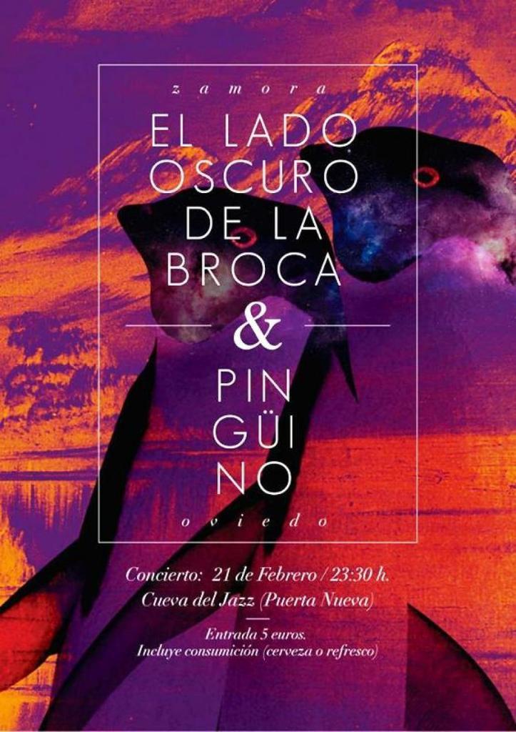 Cartel anunciador del concierto del viernes.