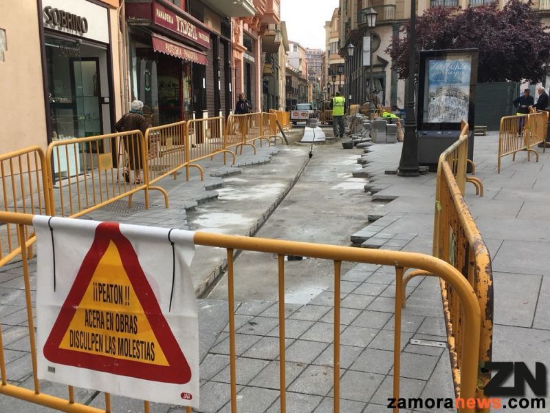 Las obras en la Plaza de Sagasta a buen rítmo