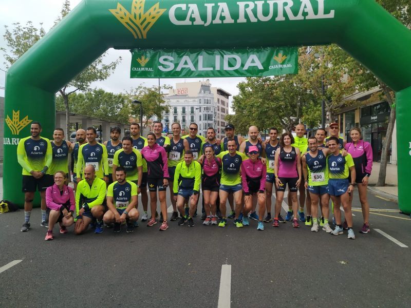 El C.D. ZAMORA CORRE -ADARSA presente en la VIII Carrera de La Guardia Civil con una gran representación de sus atletas