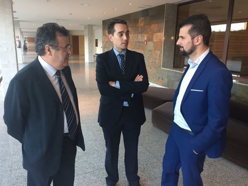 José Ignacio Martín Benito, Luciano Huerga y Luis Tudanca | Foto PSOE